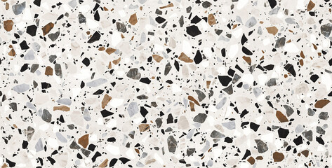 leopard print background Terrazzo marble flooring seamless texture. Natural stones, granite, marble, quartz, limestone, concrete. Beige background with colored