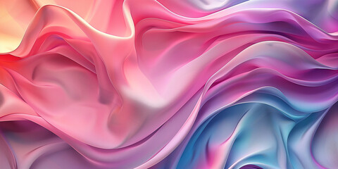 Fototapeta premium Bunte Linien in 3D Optik für schönen Hintergrund