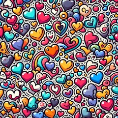 Sweet Heart Seamless Pattern
