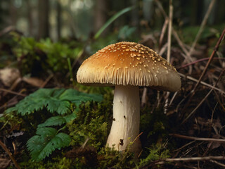 Fototapeta premium mushroom in the bush