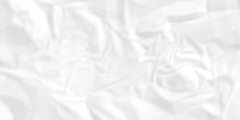 White wrinkly backdrop paper background. panorama grunge wrinkly paper texture background, crumpled pattern texture. paper crumpled texture. white fabric crushed textured crumpled.