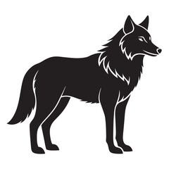 vector illustration of wolf