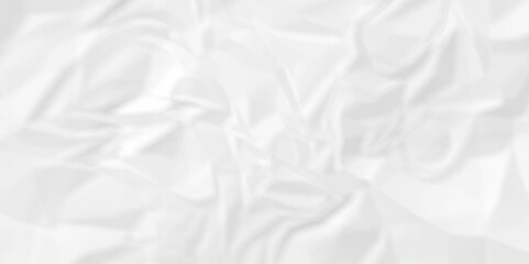 White wrinkly backdrop paper background. panorama grunge wrinkly paper texture background, crumpled pattern texture. paper crumpled texture. white fabric crushed textured crumpled.