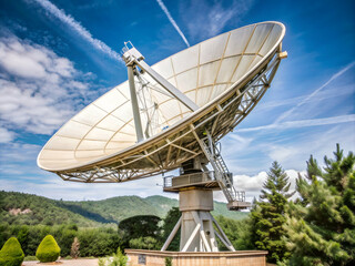 High-Tech Satellite Dish