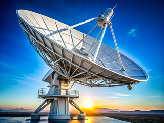 High-Tech Satellite Dish
