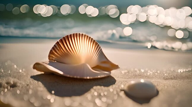 seashell on the beach