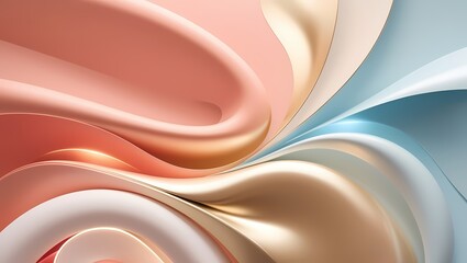 Calm Pastel Waves for Relaxing Spaces