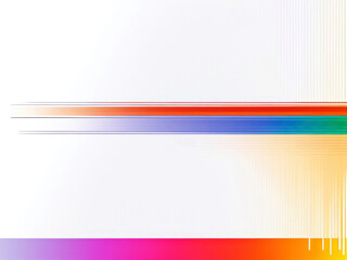 Obraz premium Minimal colorful horizontal stripes gradient design in orange, purple and blue tones