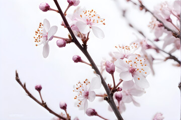 Obraz premium lilac acacia isolated on white background