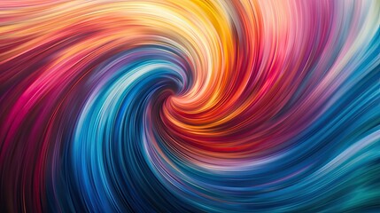 Vibrant swirls of abstract colors in motion