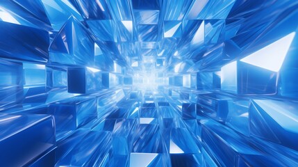  mesmerizing abstract blue background with swirling diamonds and squares in a mesmerizing geometric pattern, evoking a sense of hypnotic movement and fluidity. 