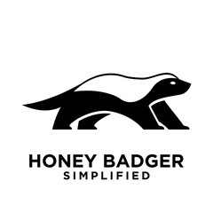 Honey Badger Logo icon Design Vector Image