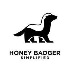 Honey Badger Logo icon Design Vector Image