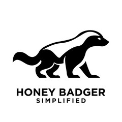 Honey Badger Logo icon Design Vector Image