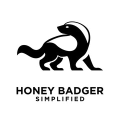 Honey Badger Logo icon Design Vector Image