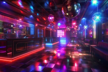 Obraz premium party night celebration background by generative ai