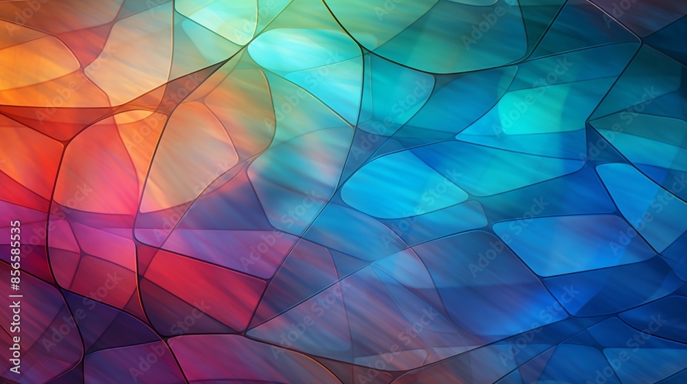 Poster mesmerizing abstract blurred gradient background in pastel hues, reminiscent of a soft and fluffy cloud. 