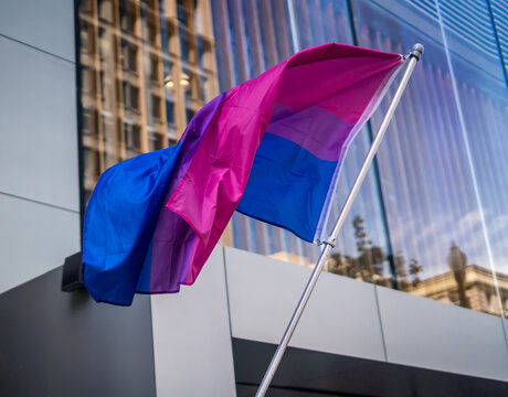 Bisexual Flag City Building Pride