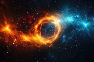 Obraz premium Abstract colorfull spirograph line background wallpaper design images