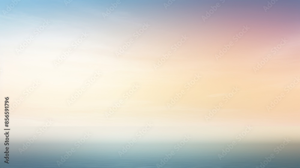 Poster a serene abstract blurred gradient background in soft, muted colors, reminiscent of a watercolor pai