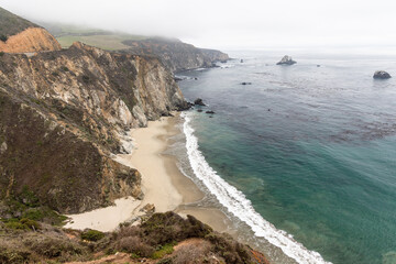 Fototapeta premium Coastal landscape in California