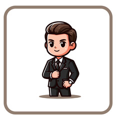 Boys wear suits and look neat