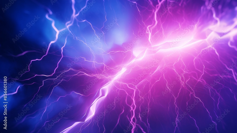 Aufkleber an electrifying abstract blurred gradient background in neon colors, reminiscent of a lightning stor