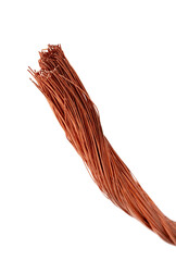 Close Up of Stranded Copper Wire