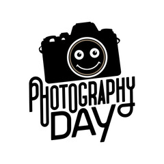 World Photography Day,Retro vintage sunset photography camera tshirt design