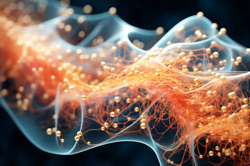 Digital art showing intricate balance of minerals in body from hair tissue mineral analysis