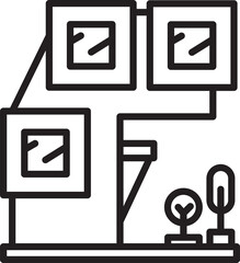 Modern Building Icon