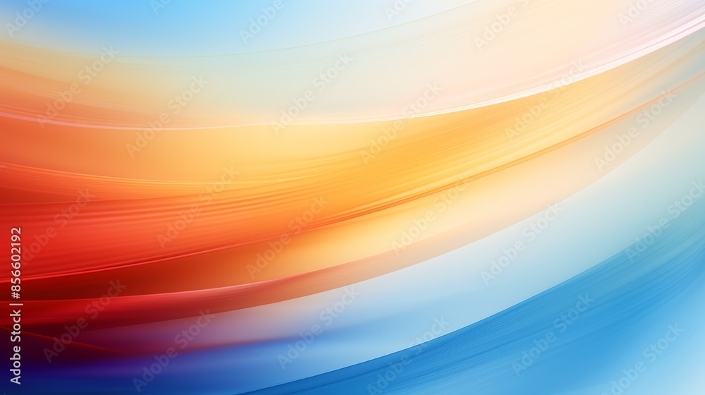 Aufkleber energetic abstract blurred gradient background in bold primary colors, exuding a sense of excitement