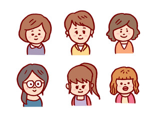 大学生や高校生のようなかわいい若者女子