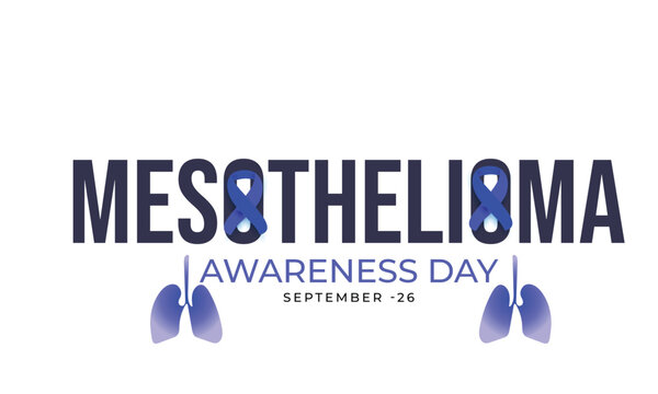 Mesothelioma awareness day. background, banner, card, poster, template. Vector illustration.