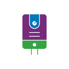 Water Heater icon vector design templates simple and modern concept