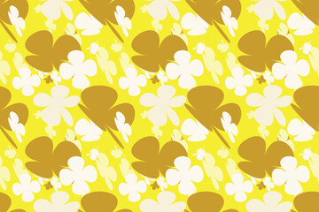 Fototapeta premium Seamless Abstract Floral Wallpaper Pattern With Simple Pretty, Little Floral Liberty Seamless Texture Background. Spring, Summer Romantic Blossom Flower Garden Seamless Pattern for Your Designs