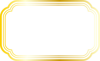 Elegant vintage golden frame background