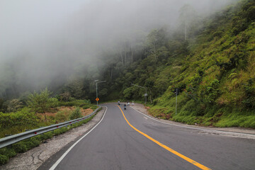 Pusuk Forest Highway, Sembalun tourist spot, East Lombok