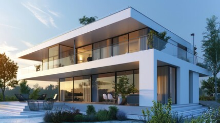 Modern homes and Town houses.