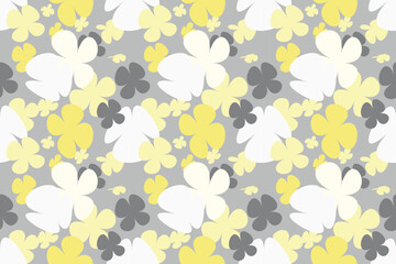 Seamless Flower Pattern Little Floral Liberty Seamless Texture Background. Spring, Summer Romantic Blossom Flower Garden Seamless Pattern for Your Designs