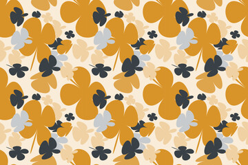 Cute Floral Pattern in the Small Flower. Little Floral Liberty Seamless Texture Background. Spring, Summer Romantic Blossom Flower Garden Seamless Pattern for Your Designs