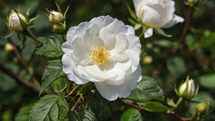 white and yellow tulips