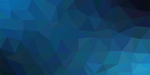 Obraz premium Light Blue, Green vector polygon with gradient. Shining triangular template. Vector triangle mosaic cover. 