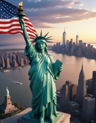 Fototapeta premium Happy 4th of July Independence Day| USA Day | Independence Day