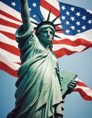 Obraz premium Happy 4th of July Independence Day| USA Day | Independence Day
