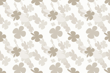 Blooming Flower Pattern Little Floral Liberty Seamless Texture Background. Spring, Summer Romantic Blossom Flower Garden Seamless Pattern for Your Designs