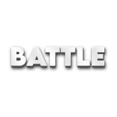 3D Battle text poster art