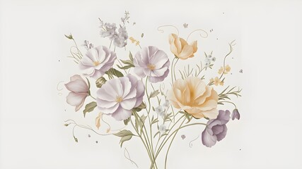 background with flowers
