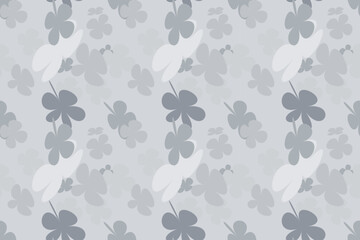 Sweet Flower Seamless Pattern. Vintage 70s Style Flower Background Illustration. Colorful Pastel Color Groovy Artwork Bundle, Y2k Nature Backgrounds With Spring Plants.