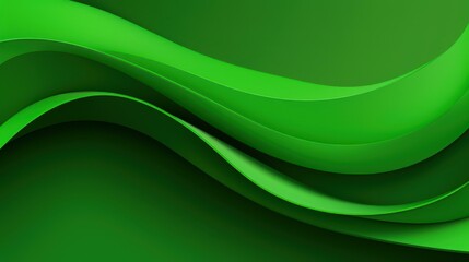 Obraz premium Vibrant green abstract texture background with 3D geometric shapes ideal for websites, business illustrations, and paper patterns.